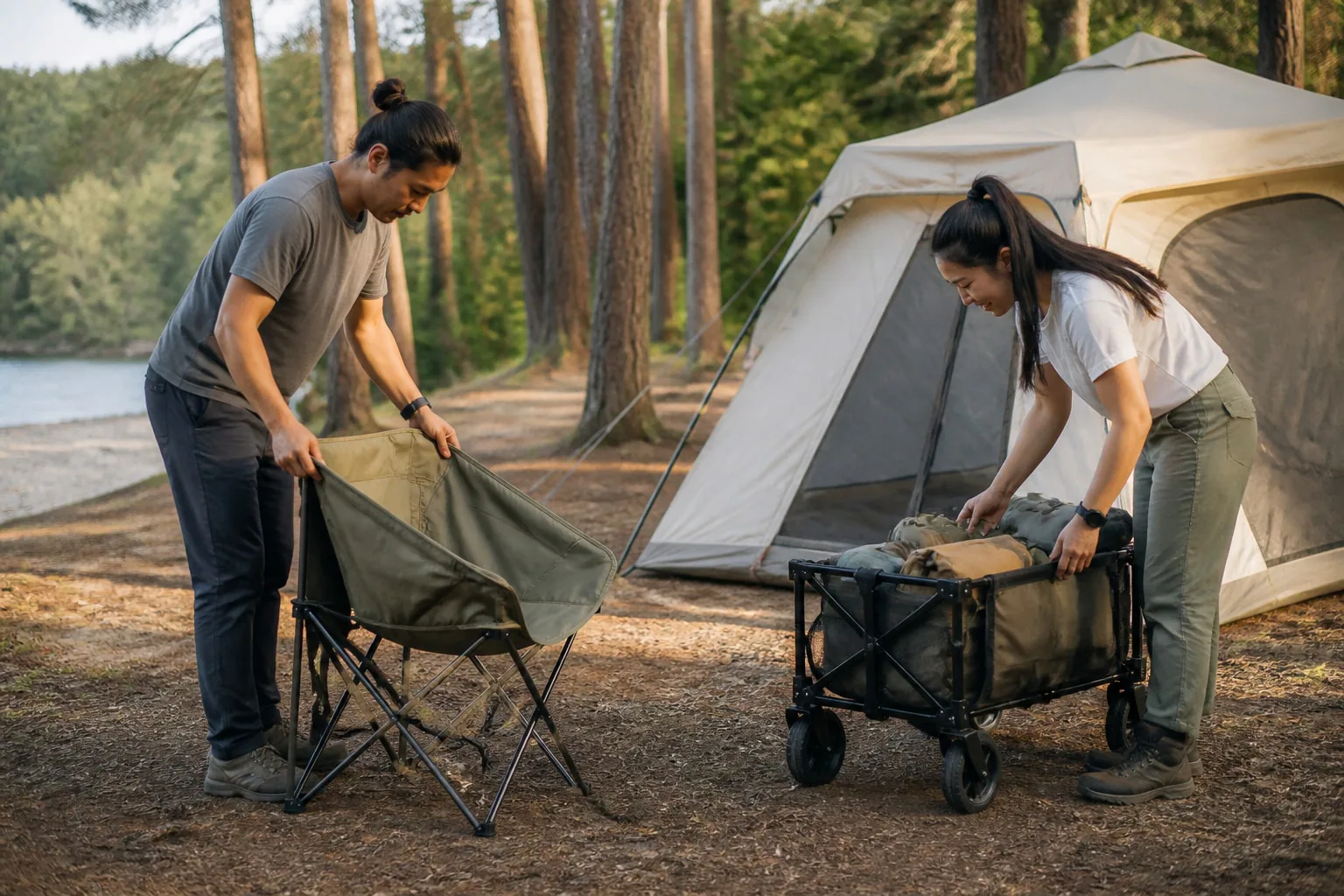Outdoor Camping product application