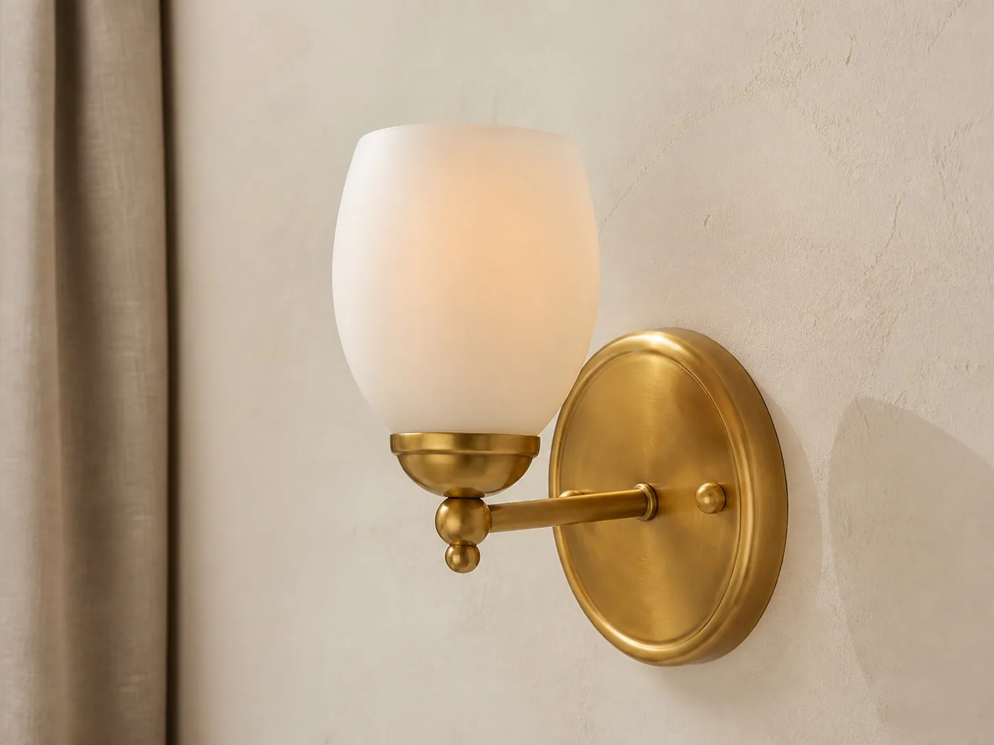 Brass Wall Sconce