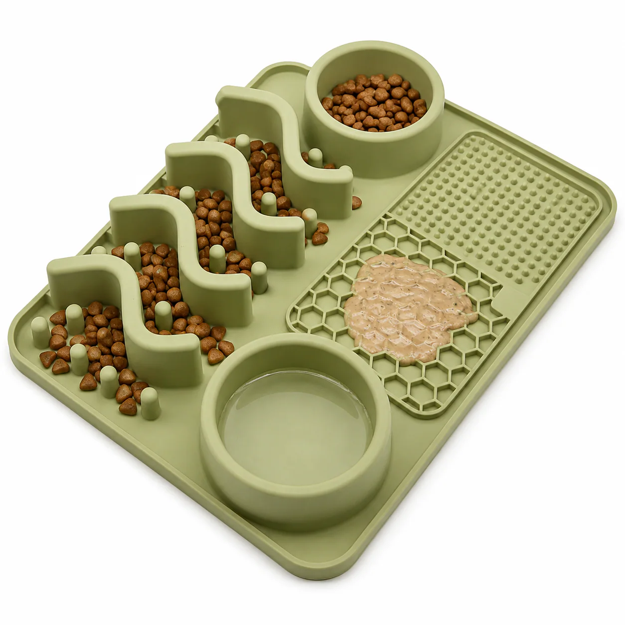 Multifunctional Silicone Slow Feeder Mat